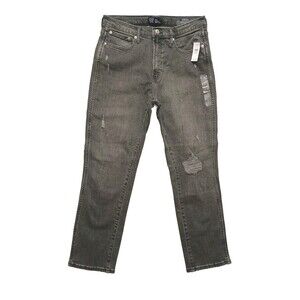 Gap High-Rise Vintage Slim Straight Women's Distressed Ankle Jeans Size 12/31R